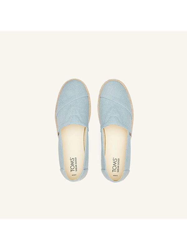 Toms Mavi Toms Espadril Alpargata Kadın 10020704 ROPE 2.0 Light Blue