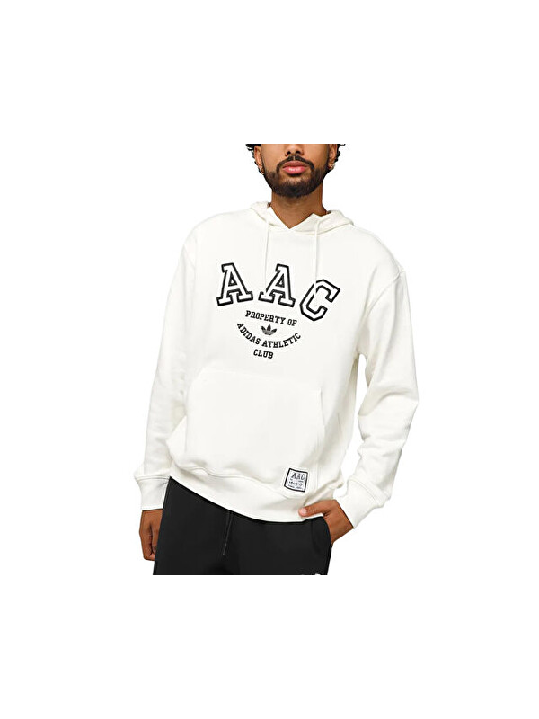 Adidas Hack Aac Hood Erkek Günlük Sweatshirts IM4578 Krem