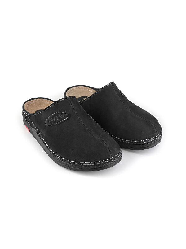 Kışlık Hakiki Deri Erkek Terlik - Görsel 4