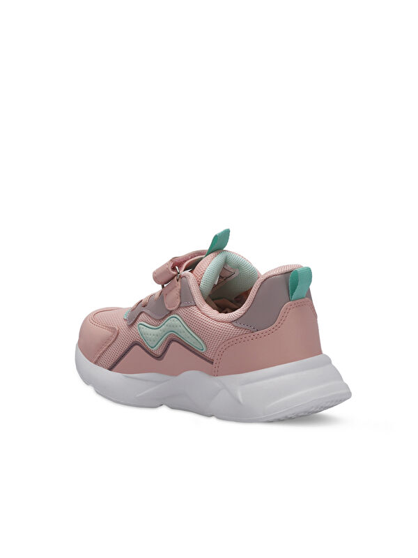 PESO I Kız Çocuk Cırt Cırtlı Pembe Sneaker - Görsel 8
