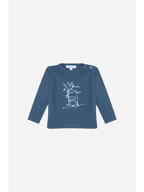 Patachou Yenidoğan Mavi Sweatshirt