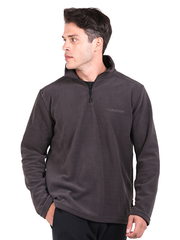 THERMOFORM Erkek Polar Dik Yaka Sweatshirt