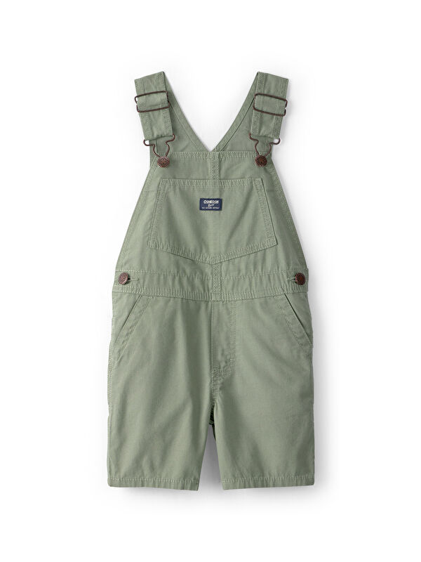 Oshkosh Küçük Erkek Çocuk Salopet Şort 2 Yaş-5 Yaş Yeşil
