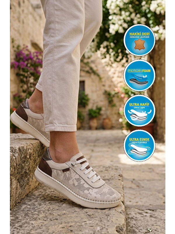 Voyager Siyah Voyager Hakiki Deri Anatomik Kadın Casual Ayakkabı Z543 Z