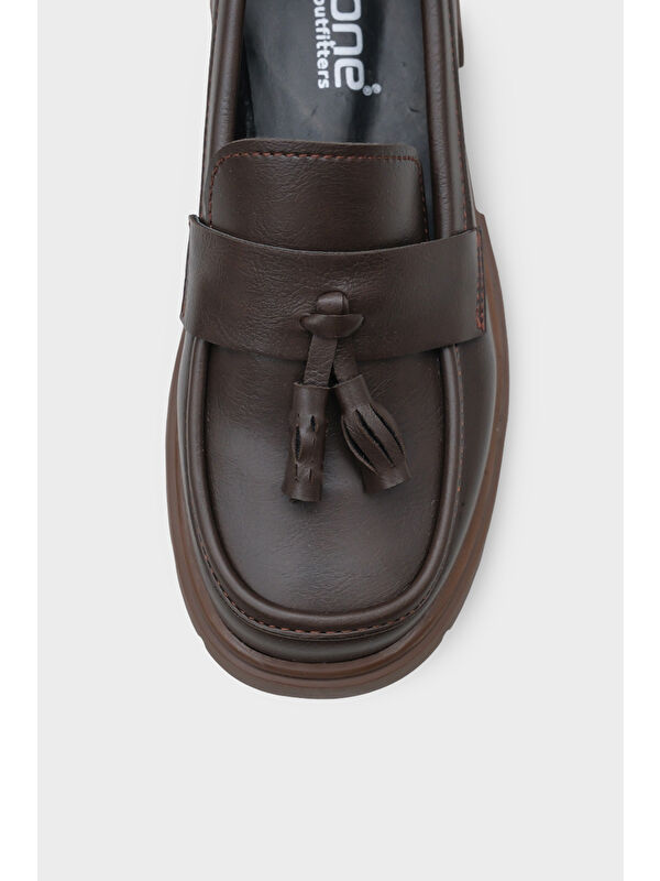 Elga Trak Tabanlı Püsküllü Kadın Loafer - Görsel 4