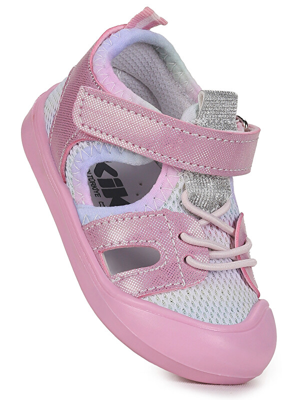 Kiko Kids Tapel İlk Adım Cırtlı Kız Bebek Sandalet
