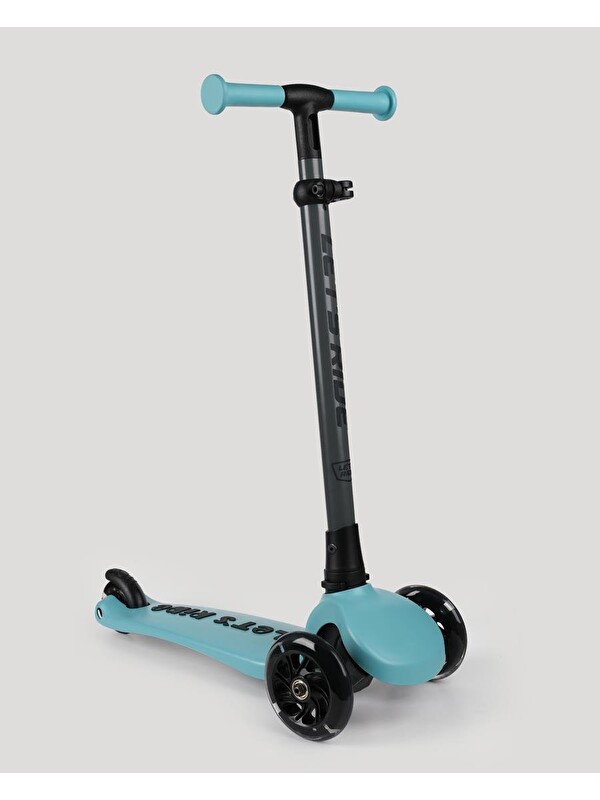 Let's Be Child Let's Ride Two Işıklı Katlanabilir 3 Tekerlekli Scooter Turkuaz