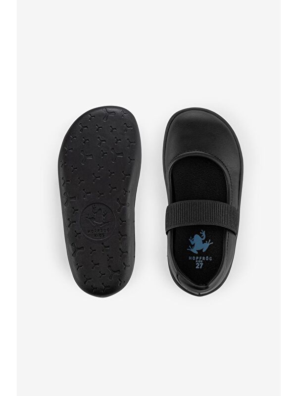 Smart Walker Havalı Siyah Barefoot Kız Babet Ayakkabı - Görsel 6