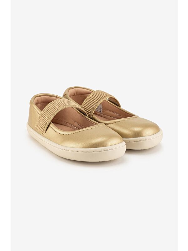 Smart Walker Altın Yıldız Barefoot Kız Babet Ayakkabı - Görsel 6
