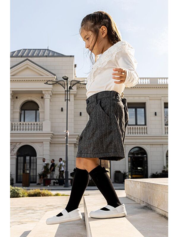 Smart Walker Havalı Beyaz Barefoot Kız Babet Ayakkabı - Görsel 4