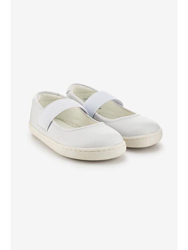 Smart Walker Havalı Beyaz Barefoot Kız Babet Ayakkabı - Görsel 6