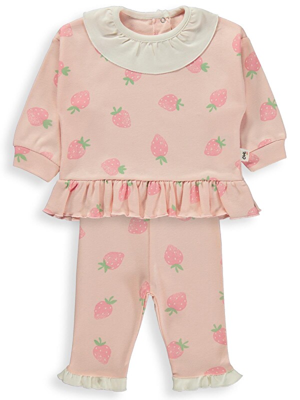Civil Baby My Lucky Bunny Baskılı 3-18 Ay Takım - Pembe