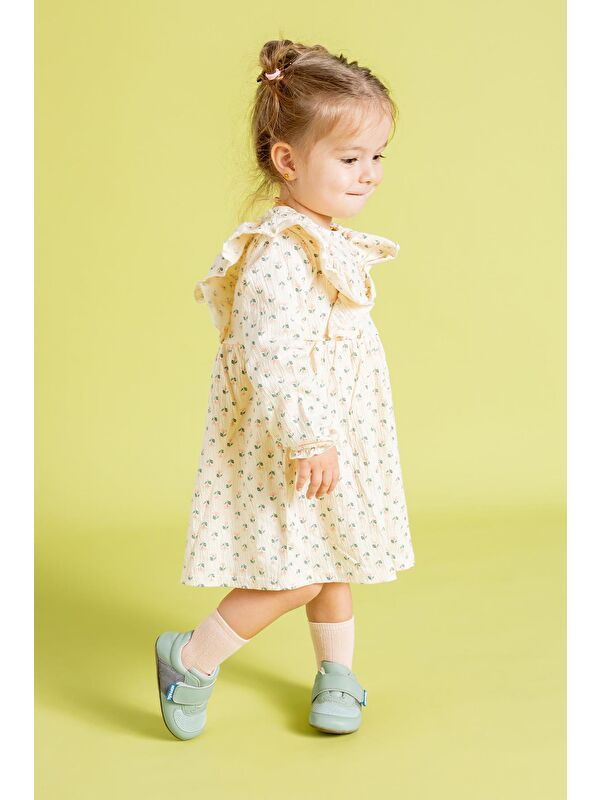 Smart Walker First Prime Havalı Yeşil Barefoot İlk Adım Bebek Ayakkabı - Görsel 5