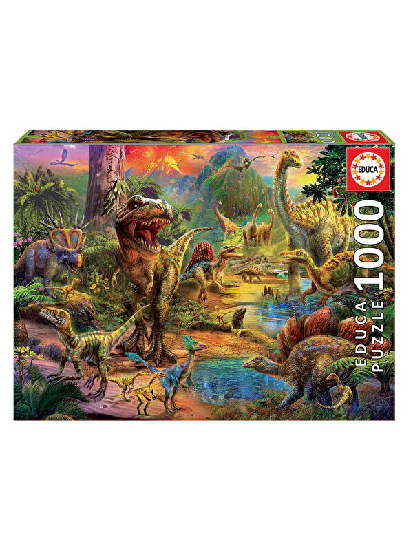 Educa Puzzle 1000 Parça Dinazorların Ülkesi 17655