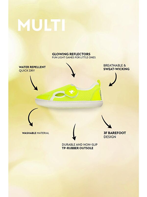 Hopfrög Lacivert Hopfrög Mix Multi Barefoot Çocuk Ayakkabı