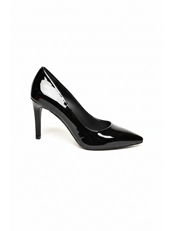 Fox Shoes Siyah Kadın Topuklu Ayakkabı U676082008