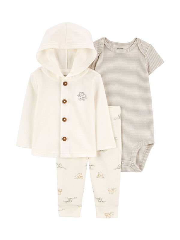 Carter's Bebek 3'lü Hırkalı Set