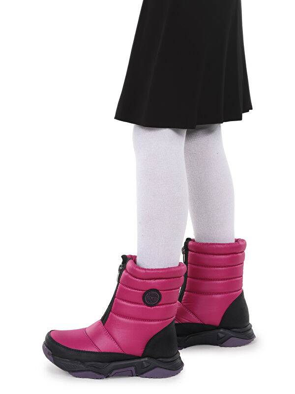 Sumo Fermuarlı Kız Çocuk Kar Botu - Görsel 3