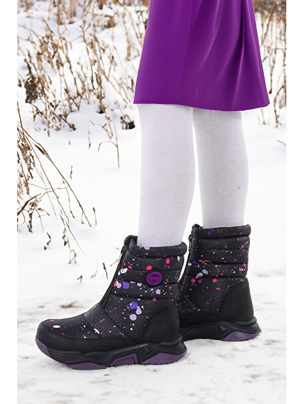 Mars Fermuarlı Kız Çocuk Kar Botu - Görsel 3