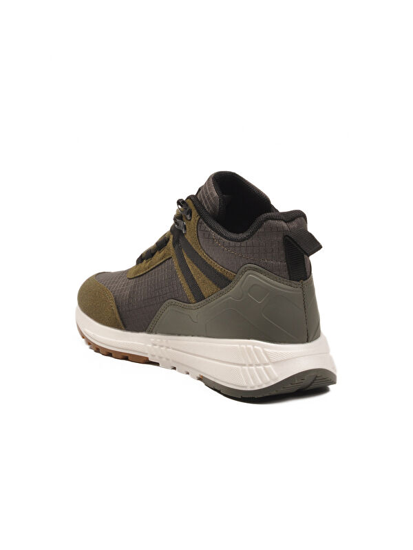 Haki Bilek Boy Kaymaz Bağcıklı Hafif Unisex Bot 2880 G - Görsel 5