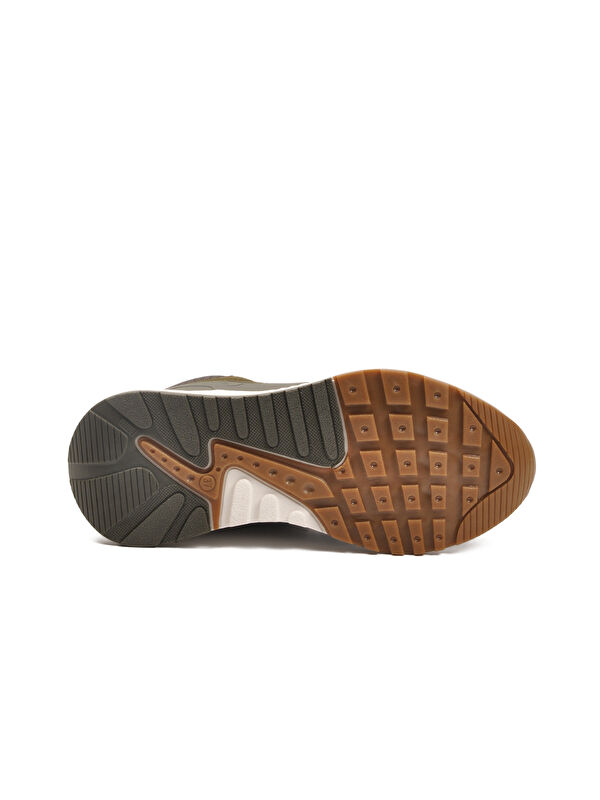 Haki Bilek Boy Kaymaz Bağcıklı Hafif Unisex Bot 2880 G - Görsel 6