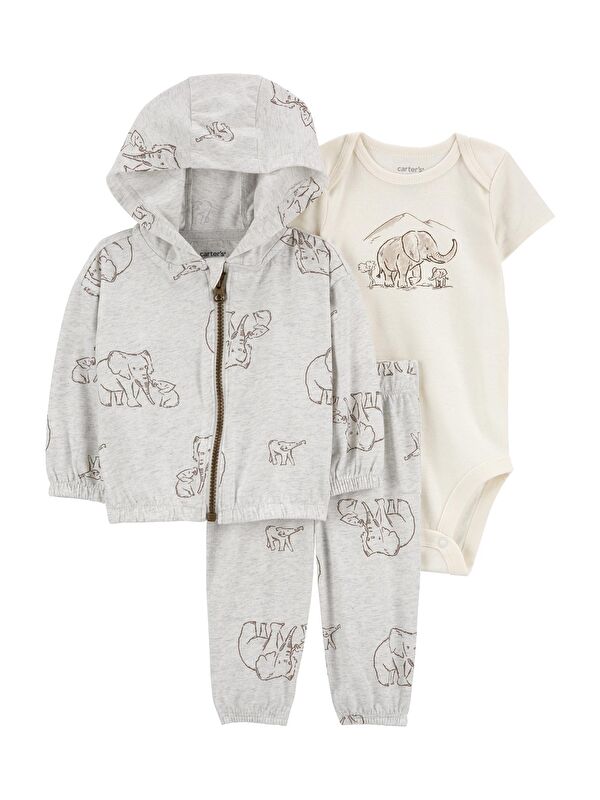 Carter's Bebek 3'lü Hırkalı Set