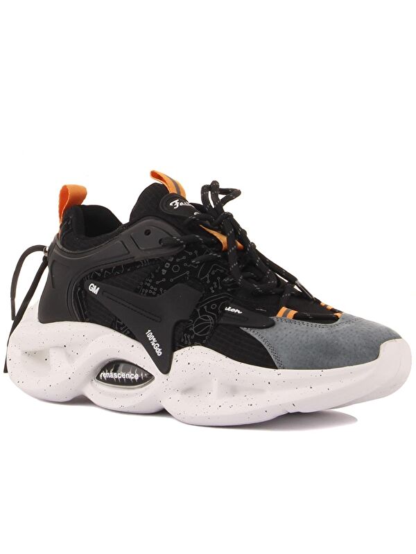 Siyah Erkek Spor Ayakkabı 24Y545 M - Görsel 4