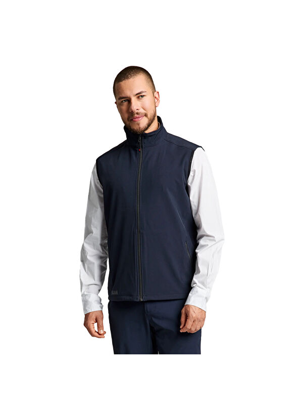 Slam Act Softshell Vest Erkek Mavi Yelek