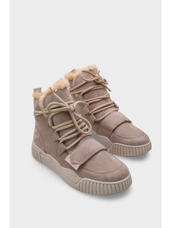 Sharron Kürklü Kadın Spor Bot - Görsel 4