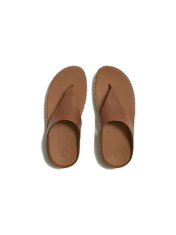 Fitflop Kadın Terlik A4Q-001/C15 LULU Lux Graphic-Weave Leather Toe-Post