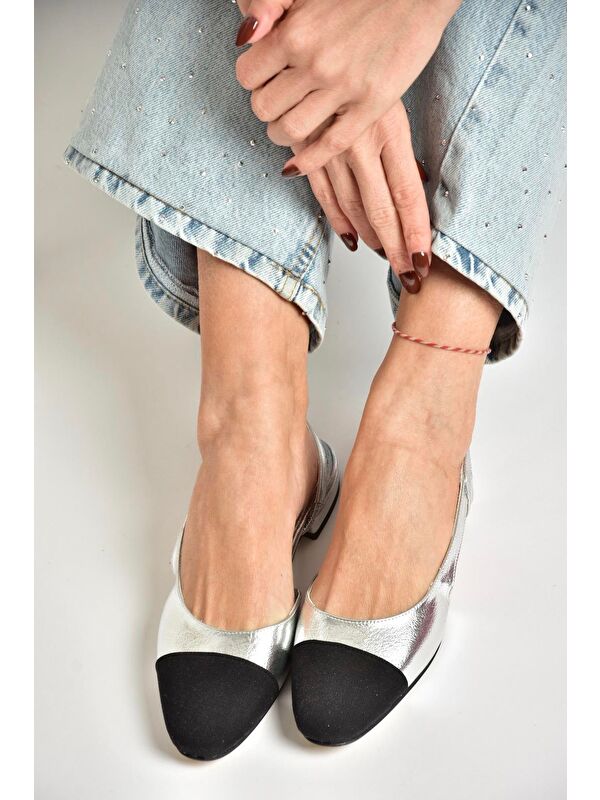 Fox Shoes Gri Fox Shoes Babet U7255120 Kadın