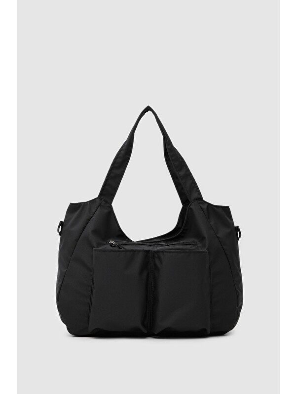 Shulebags Baia Teknik Kumaş Günlük Spor Çanta Siyah