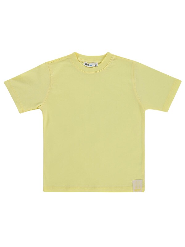 Civil Boys Basic Surf Etiketli 2-5 Yaş Tişört - Sarı