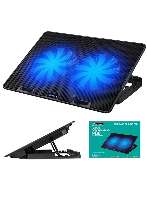 Classone M30 Mavi Led 15.6' Gaming Oyuncu Notebook Soğutucu