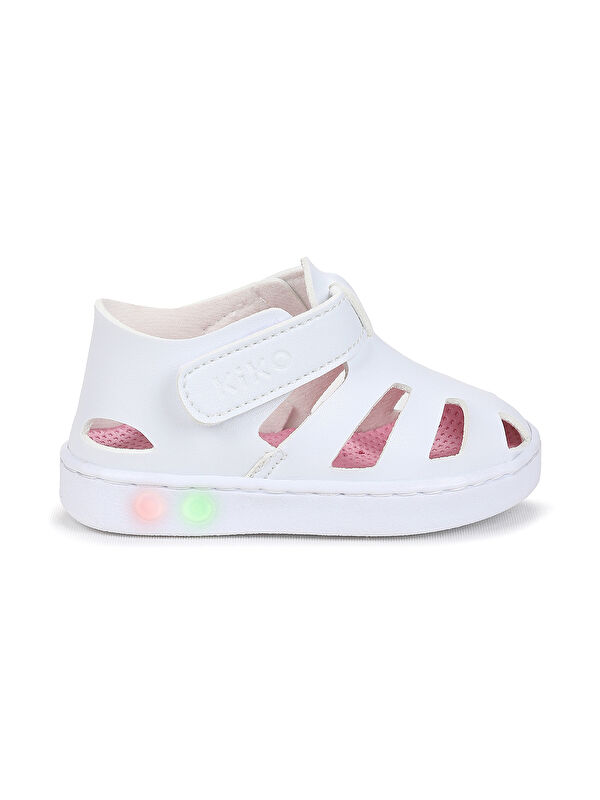 Limba Işıklı Cırtlı Kız Bebek Sandalet - Görsel 4