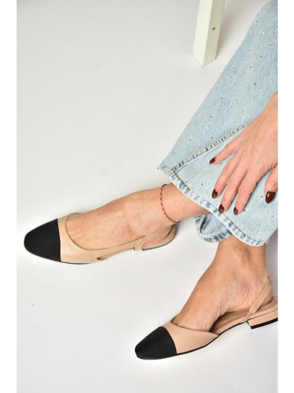 Fox Shoes Gri Fox Shoes Babet U7255120 Kadın