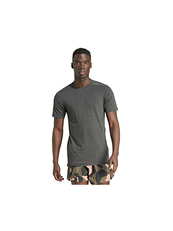 Adidas D4T Ps Tee Erkek Antrenman Tişörtü HY3795 Gri