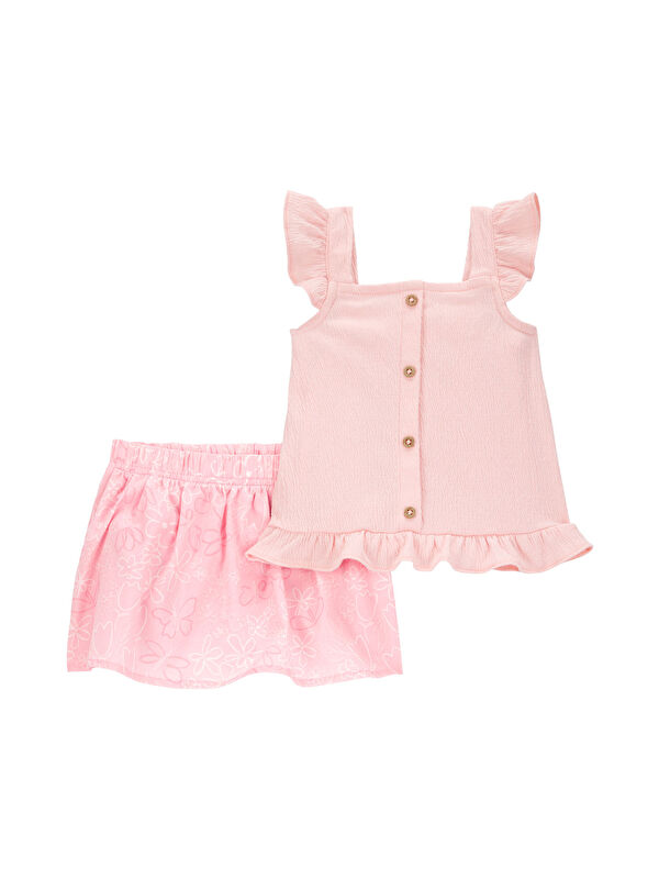 Carter's Kız Bebek 2'li Alt Üst Set 12 Ay-24 Ay Çok Renkli