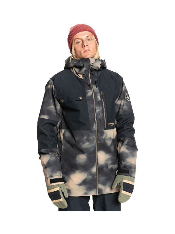 Quiksilver Coastal Grooves Erkek Mavi Tişört