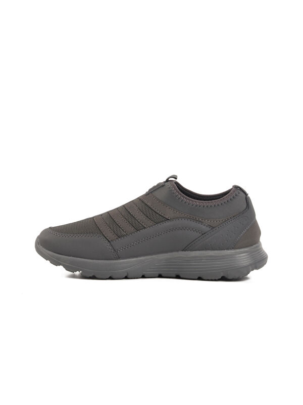 Füme Fileli Hafif Esnek Erkek Spor Ayakkabı Disc M - Görsel 3