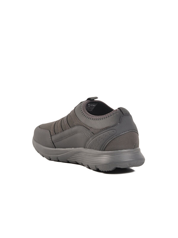 Füme Fileli Hafif Esnek Erkek Spor Ayakkabı Disc M - Görsel 5