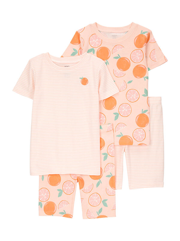 Carter's Kız Çocuk Pijama Set 4'lü Paket