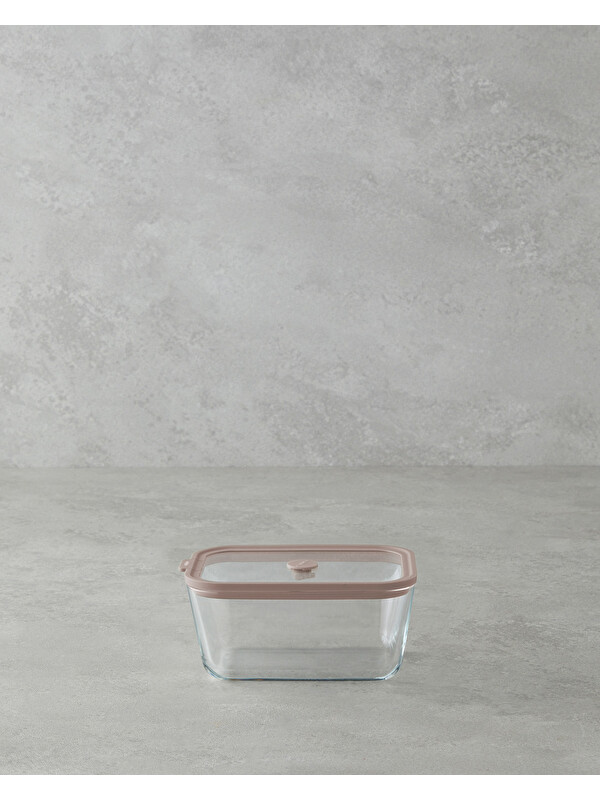 English Home Simone Borosilikat Saklama Kabı 450 ml Açık Pembe