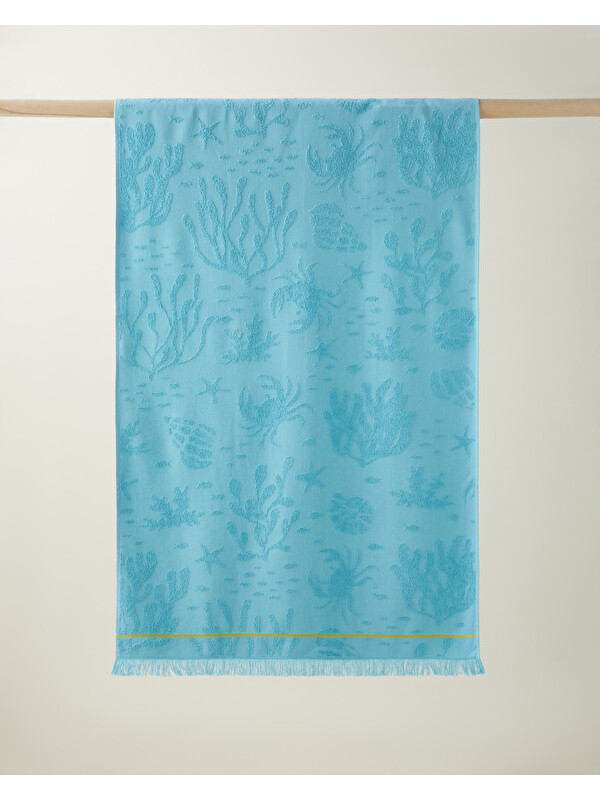 English Home Ocean Whisper Pamuk Plaj Havlusu 70x140 cm Mint