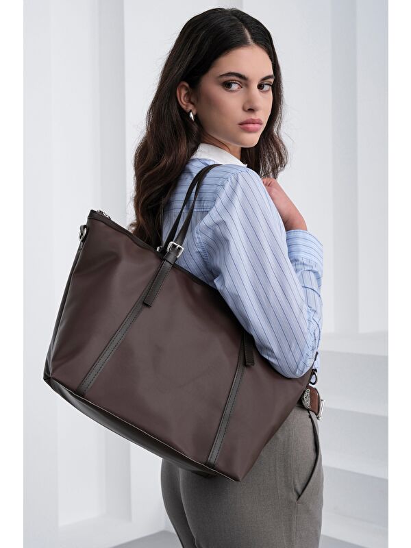 Shulebags Alfie Omuz Çantası Kahve