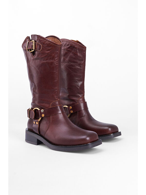 Kadın Hakiki Deri Bot - Görsel 7