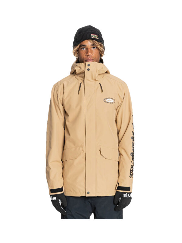 Quiksilver Essentials Erkek Yeşil Tişört