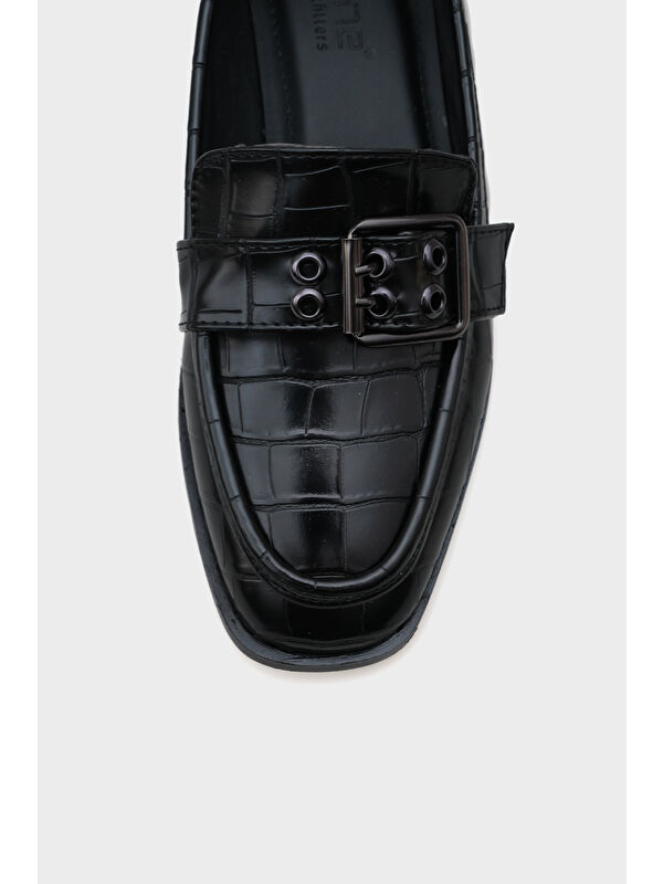 Carla Metal Tokalı Kadın Loafer Ayakkabı - Görsel 4