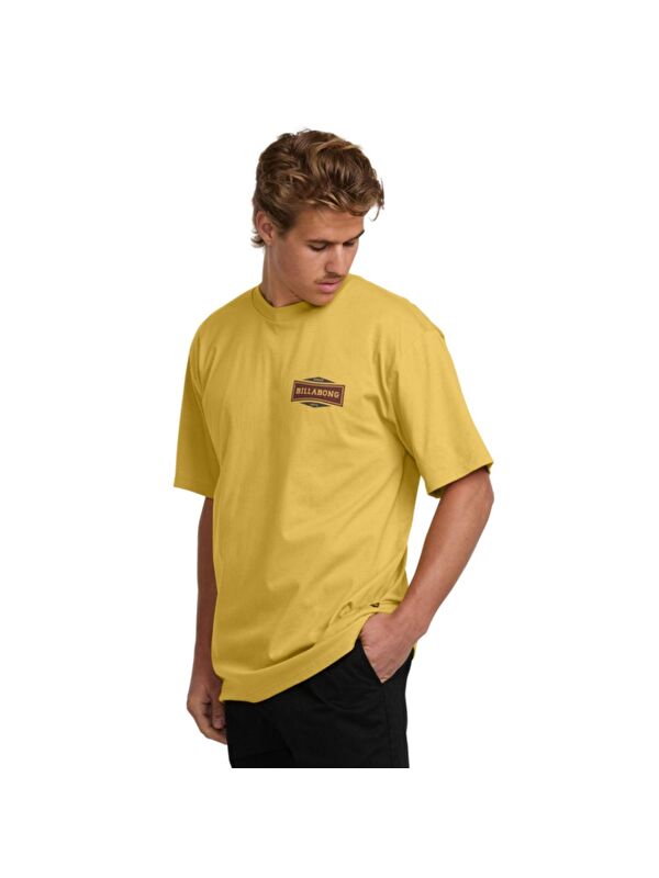 Billabong Walled Regular Ss Erkek Sarı Tişört