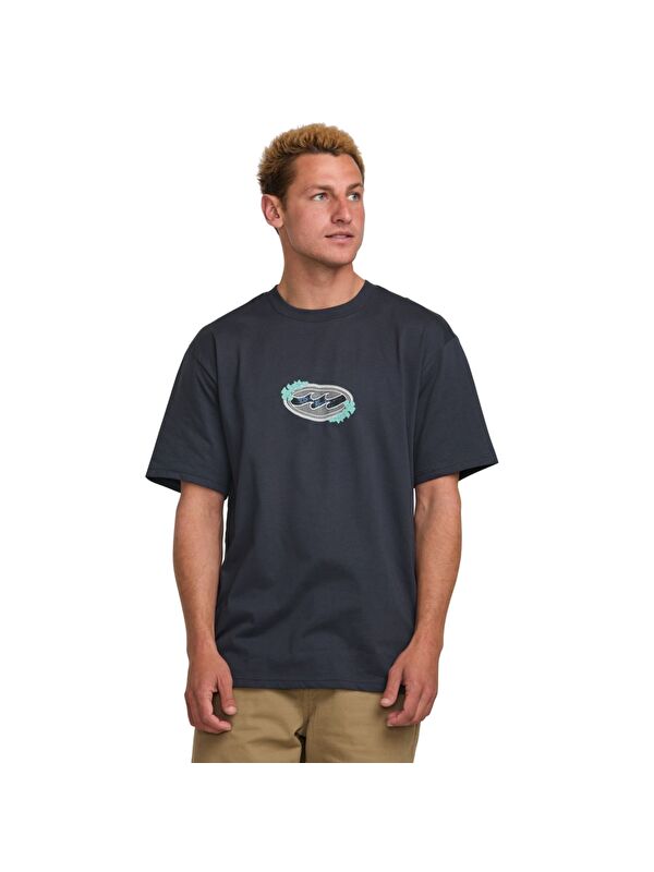 Billabong Flourish Regular Ss Erkek Mavi Tişört